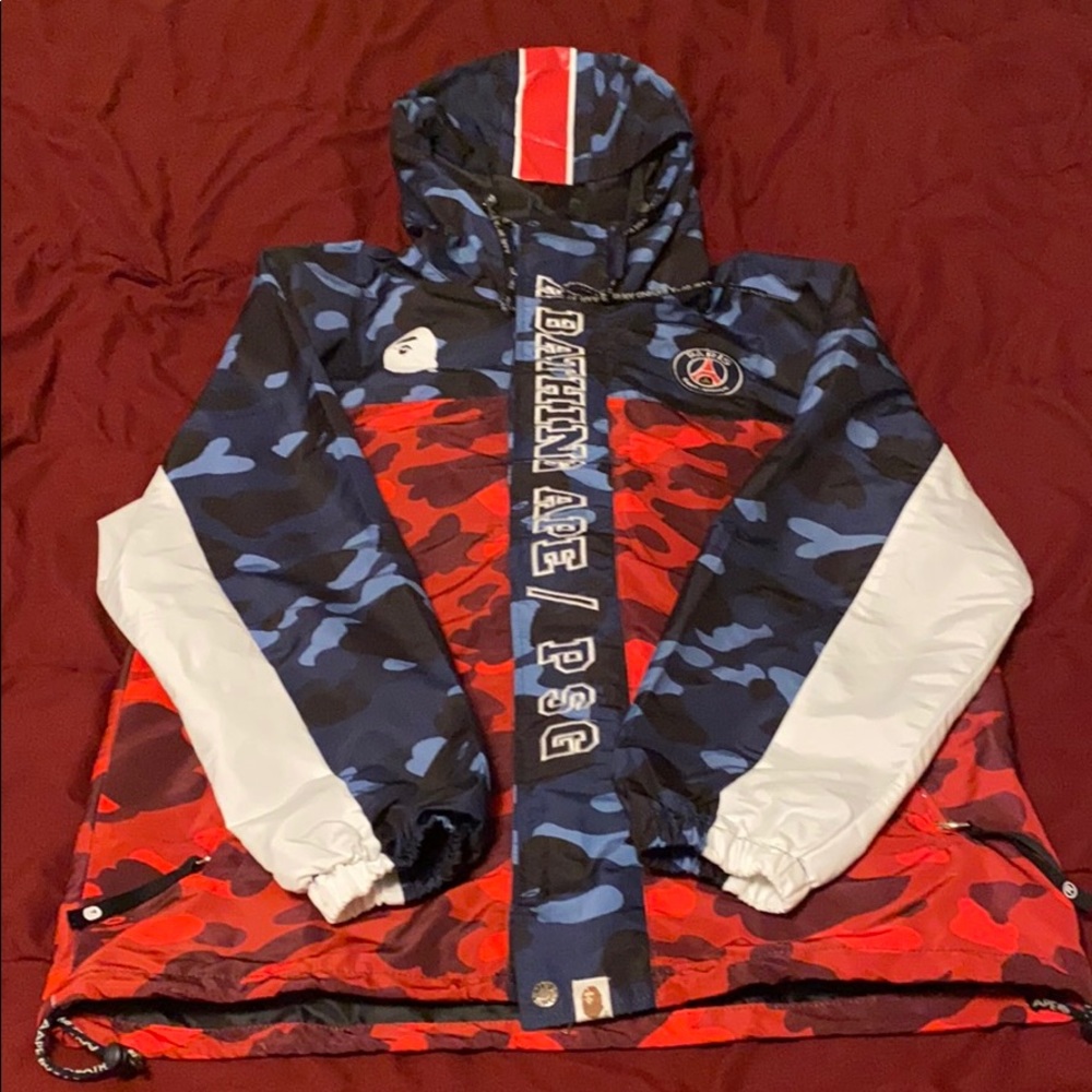 “BAPE X PSG” Windbreaker jacket